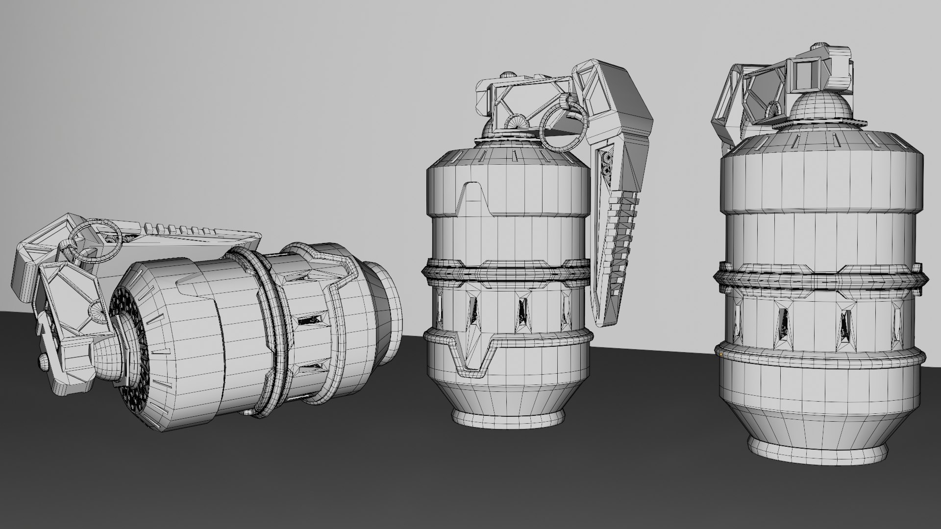 3D Sci-Fi Grenade Low-poly 3D model https://p.turbosquid.com/ts-thumb/qS/pv8dif/LV/lg22/jpg/1657956118/1920x1080/fit_q87/7ab3906b372433c5bd76599a4c5d33729681562a/lg22.jpg