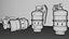 Sci-Fi Grenade Low-poly 3D model