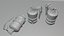 Sci-Fi Grenade Low-poly 3D model