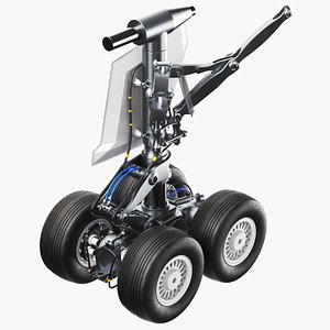 Detailed Rare Aircraft Landing Gears