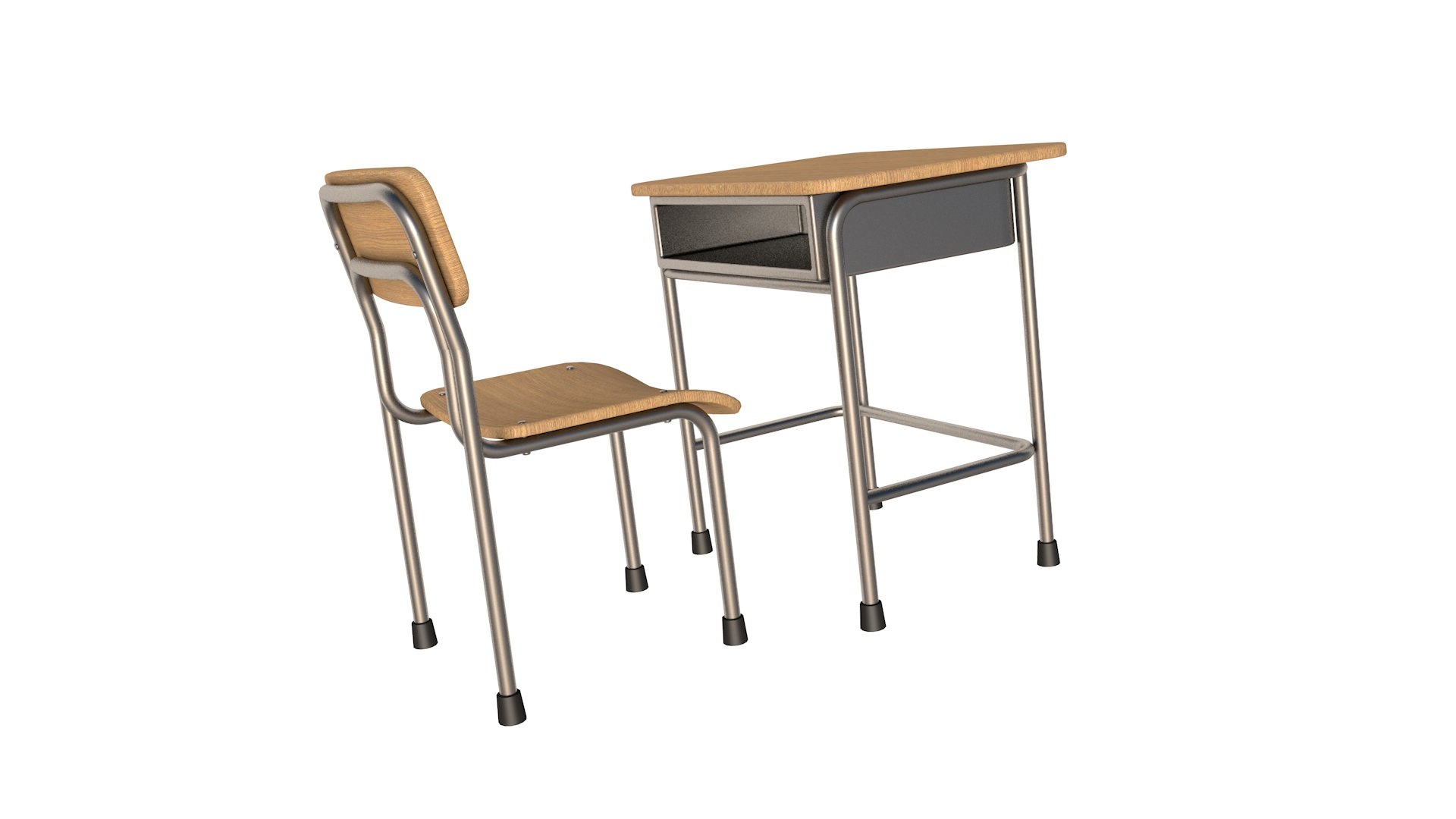 3D model School Desk collection - TurboSquid 1836304