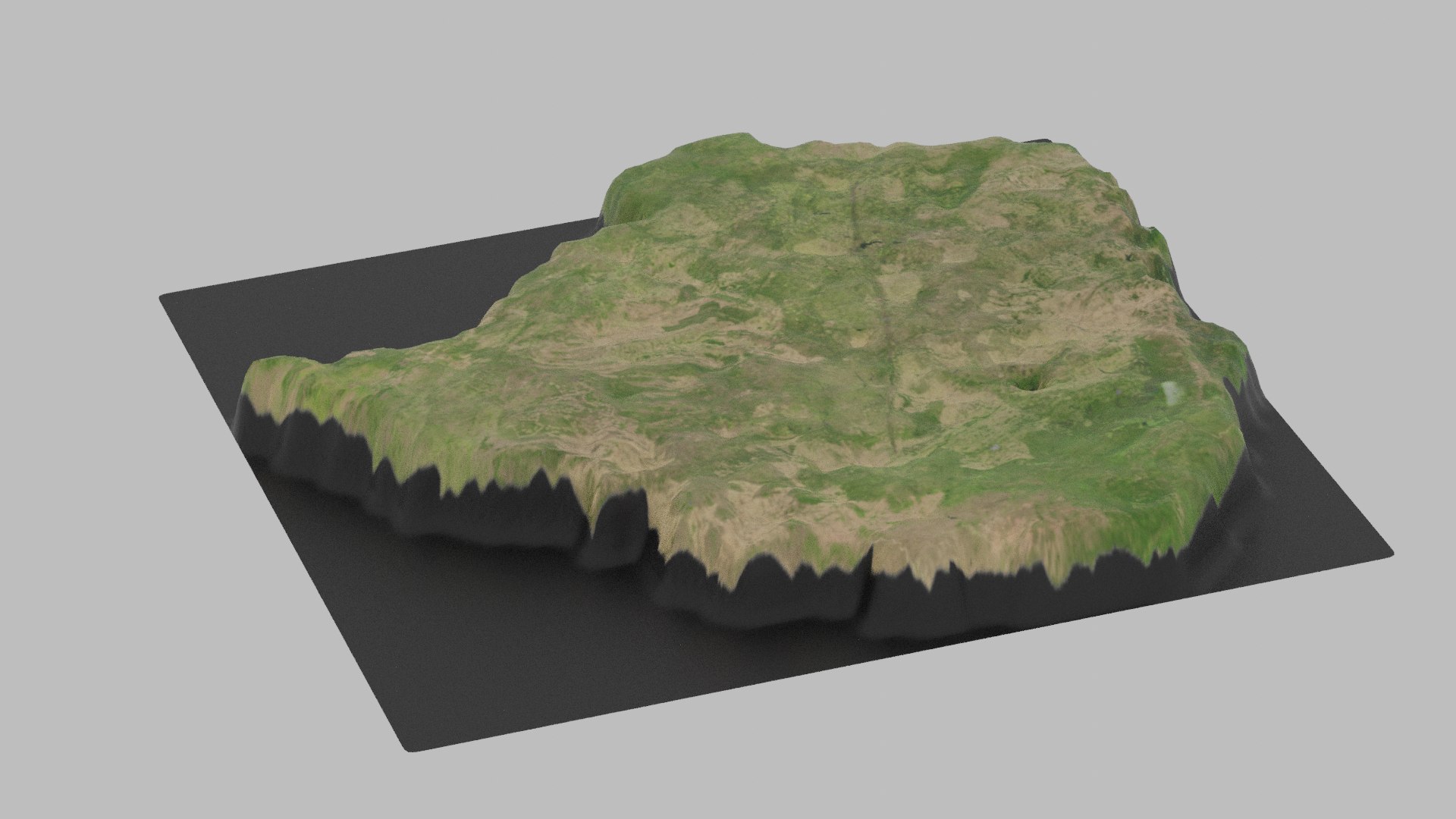 Zimbabwe Map Country Model - TurboSquid 2076412