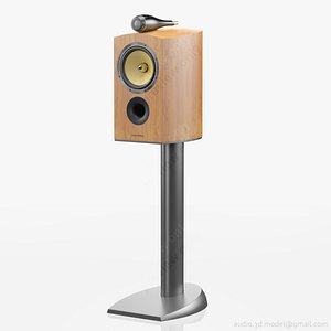 bookshelf bowers wilkins 805 3d model