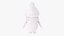 Pingouin stylisé en 3D avec tenue d'hiver