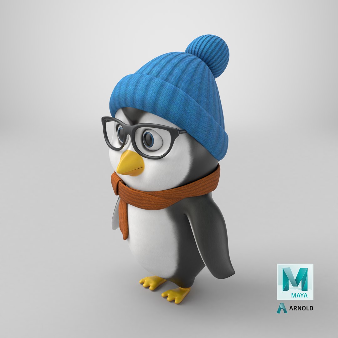 Stylized 3D Penguin with Winter Outfit 3D model https://p.turbosquid.com/ts-thumb/qT/0kzHcy/Gc/stemcell_maya_arnold_render/png/1730135522/1920x1080/fit_q87/10cc991e224dead0c72795d959abb35ddcc17b7a/stemcell_maya_arnold_render.jpg