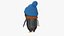 Pingouin stylisé en 3D avec tenue d'hiver