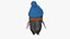 Pingouin stylisé en 3D avec tenue d'hiver