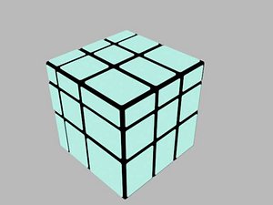 3D mirror cube