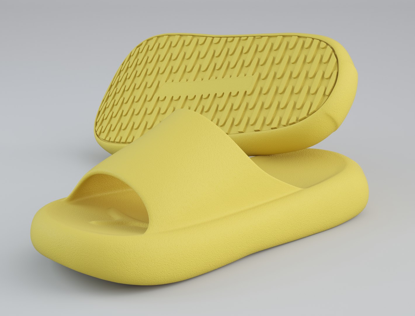 Pillow Slide Slippers 3D model TurboSquid 2134346