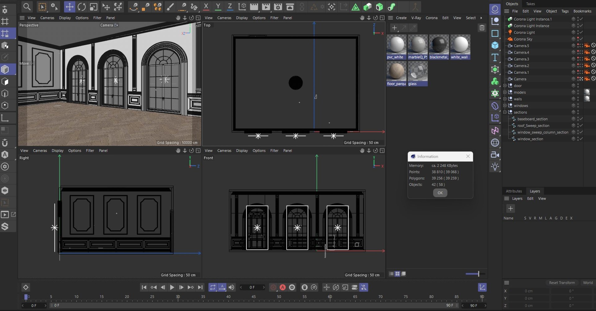 3D Loft Base Room Interior - TurboSquid 2305332