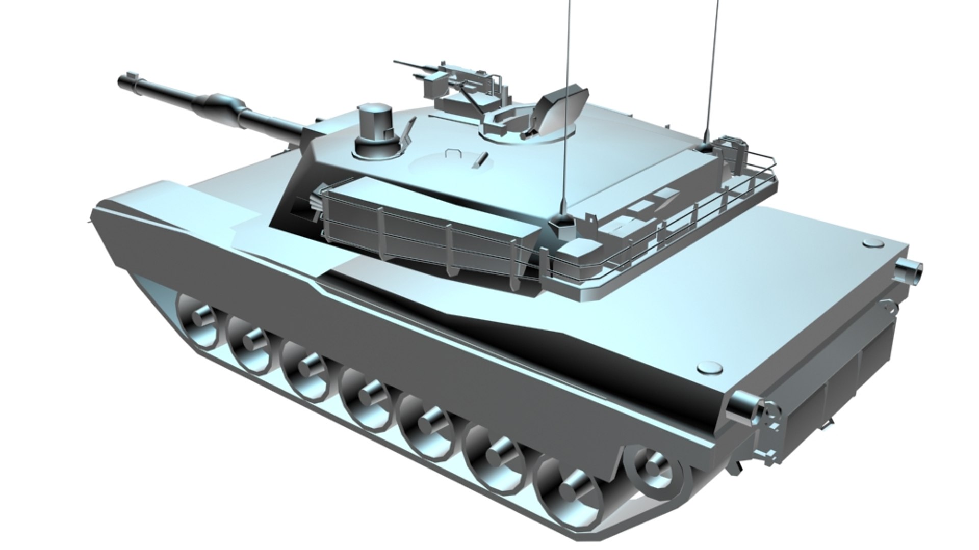 Free M1a1 Tank 3d Model
