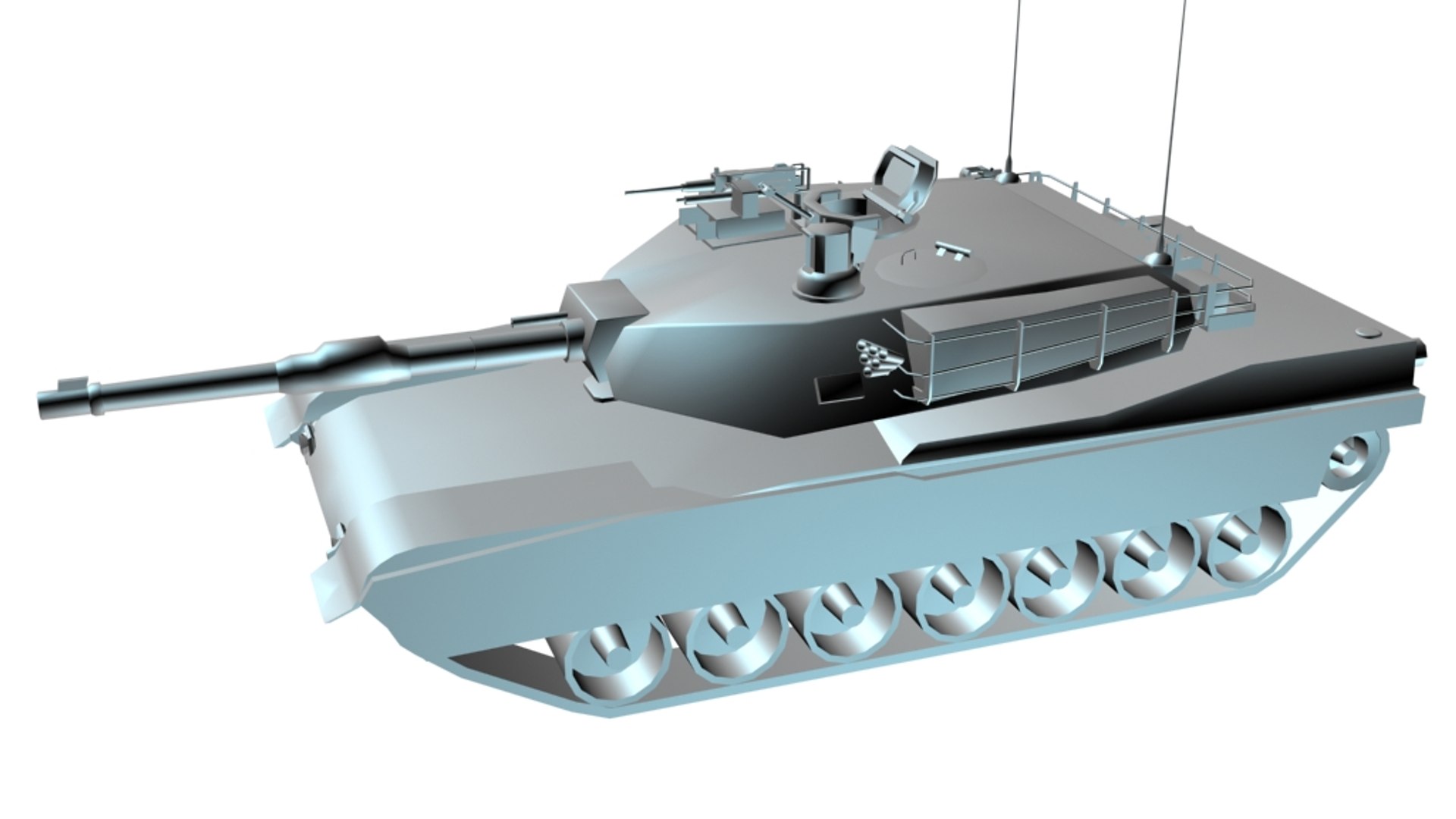 Free M1a1 Tank 3d Model