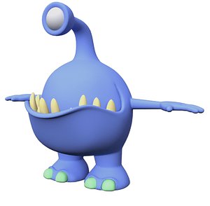 monster animation 3D model