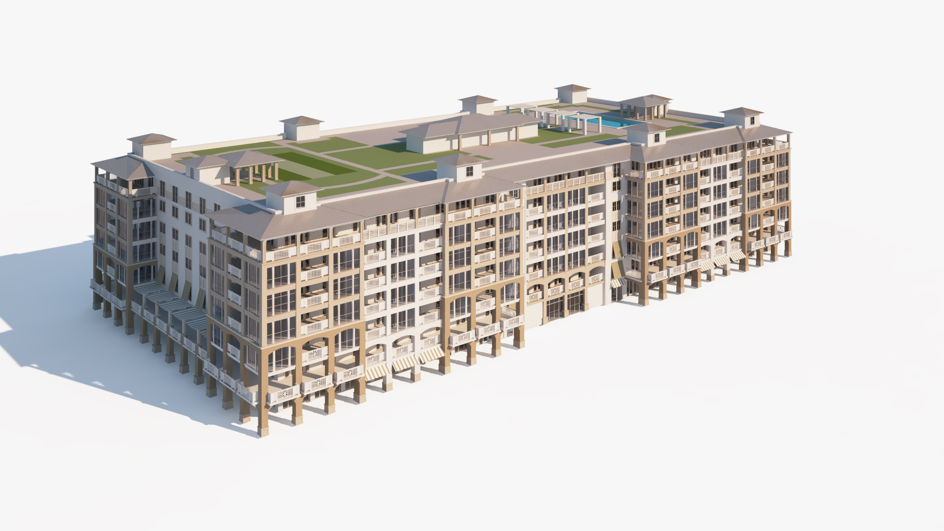 Pomona Building Games 3D Model - TurboSquid 1522003