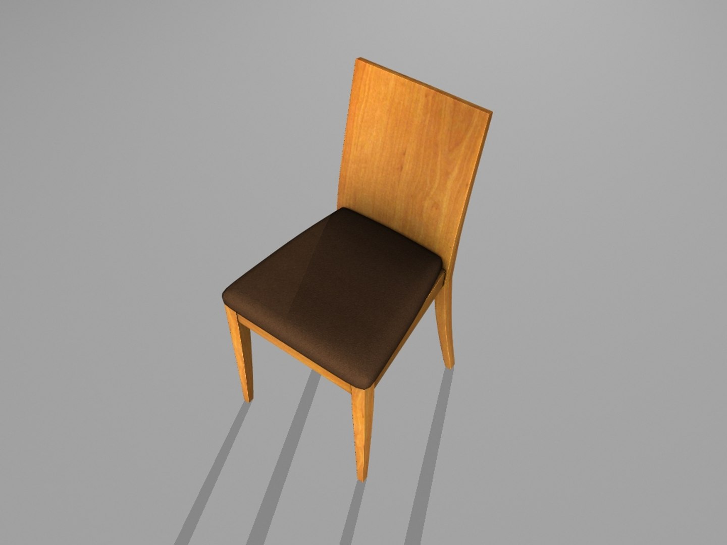 3D Wood Chair - TurboSquid 1231937