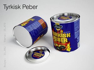 3d model tyrkisk peber