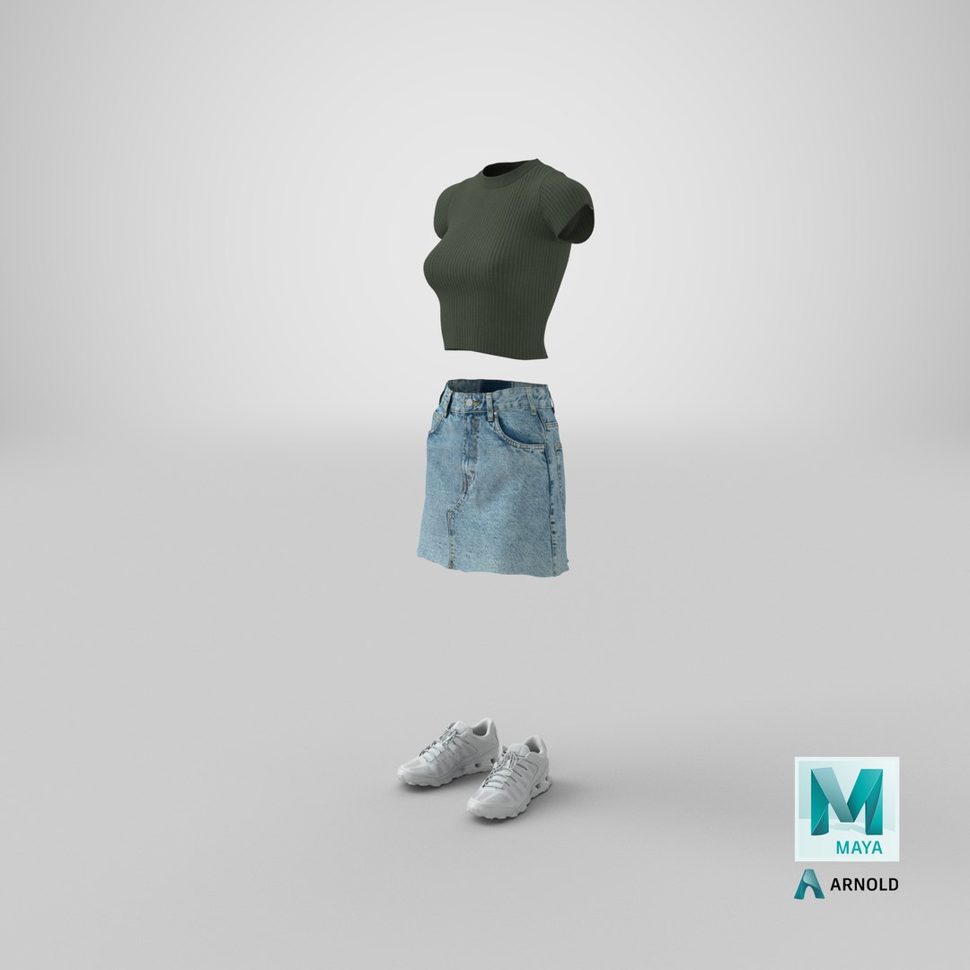 realistic skirt tshirt sneakers 3D https://p.turbosquid.com/ts-thumb/qT/Pb8E0P/7mkjA7RE/stemcell_maya_arnold_render/png/1592646344/1920x1080/fit_q87/bb7da64f6ff1ef07e9a6e1b2bf4a96691397b48a/stemcell_maya_arnold_render.jpg