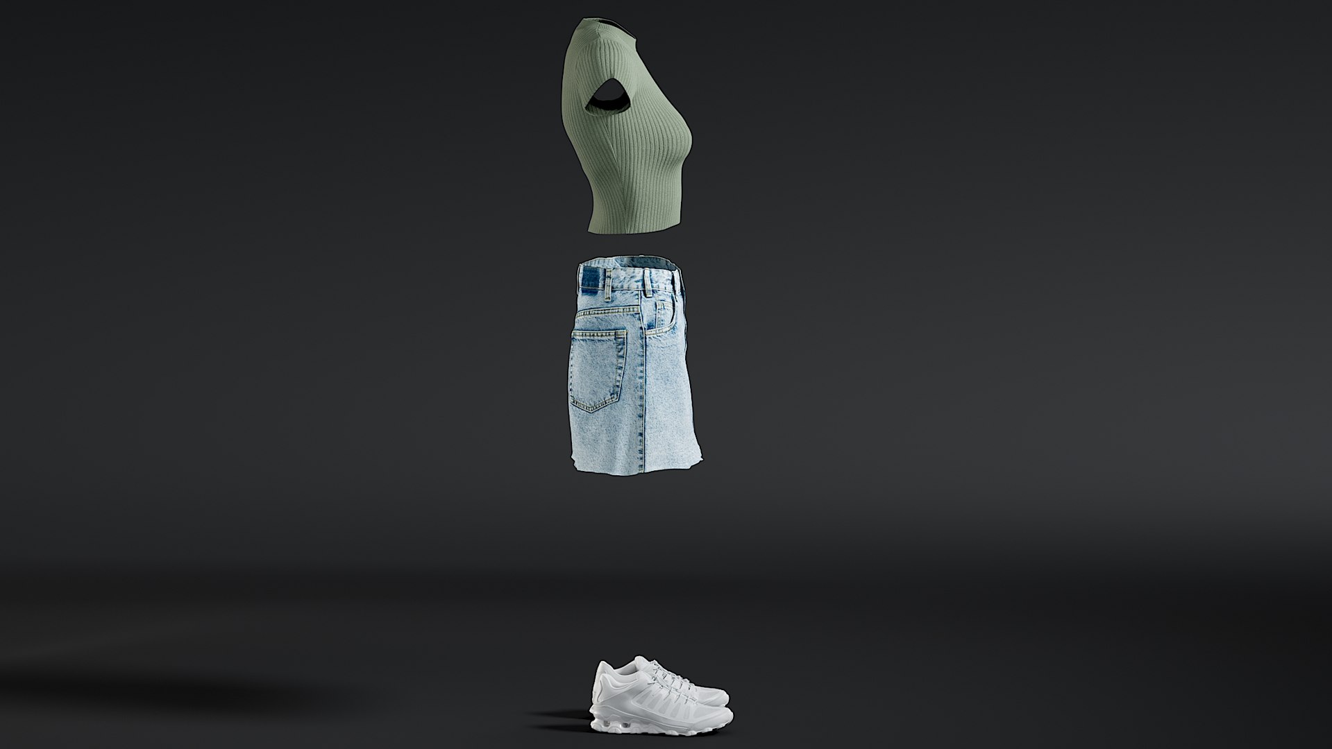 realistic skirt tshirt sneakers 3D https://p.turbosquid.com/ts-thumb/qT/Pb8E0P/OgmP9Aou/_view080006/jpg/1586805756/1920x1080/fit_q87/bf39a10300de9fe2d1d35c95bf112fcf1c314099/_view080006.jpg