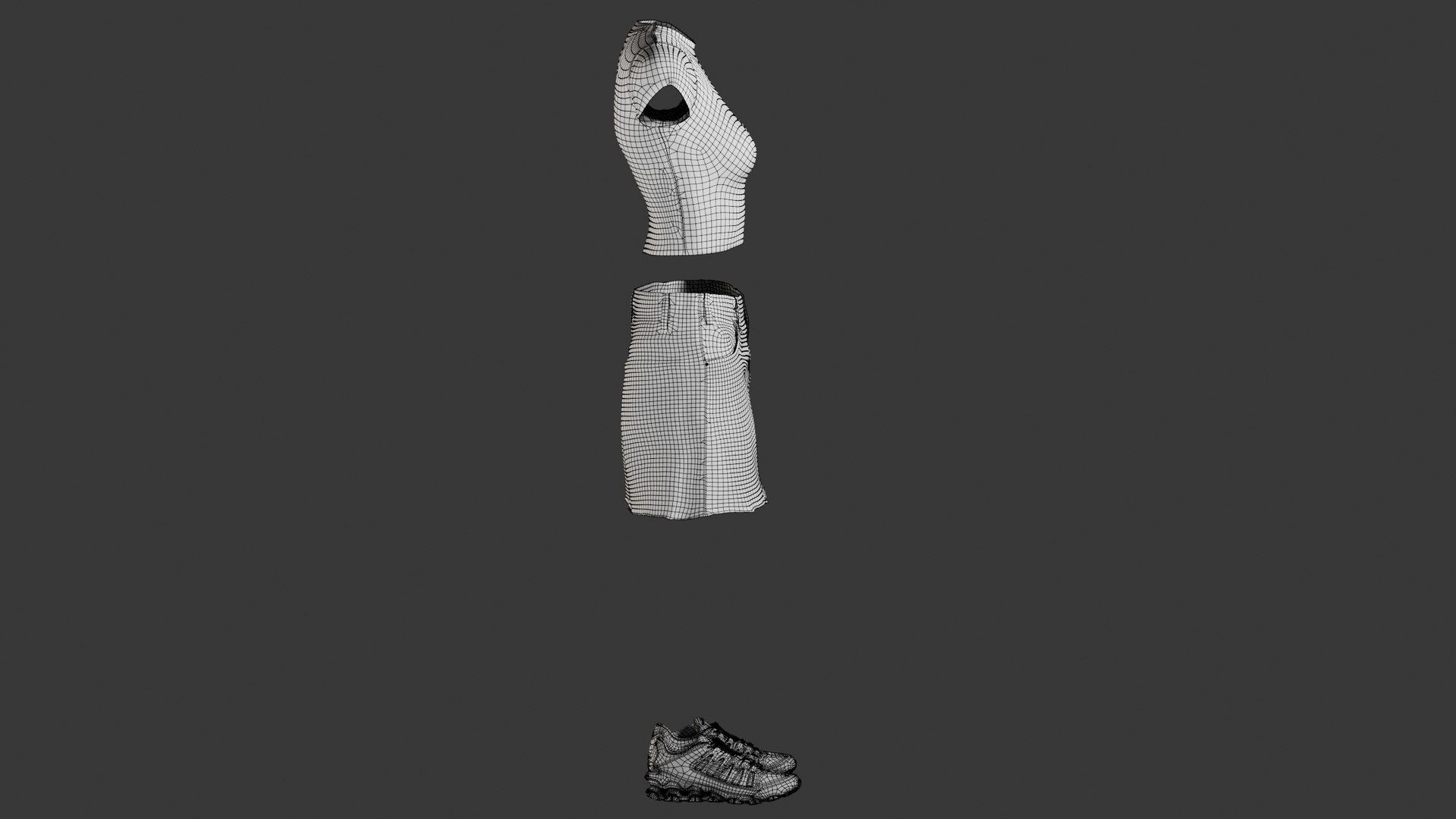 realistic skirt tshirt sneakers 3D https://p.turbosquid.com/ts-thumb/qT/Pb8E0P/uZJc10m4/_view280031/jpg/1586805959/1920x1080/fit_q87/15108277cf6058dedfdf2425a2e8d5fb90087fa1/_view280031.jpg