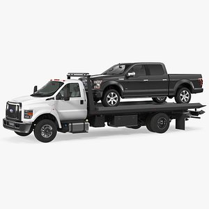 Ford F650 Tow Truck with Ford F 150 SuperCrew model