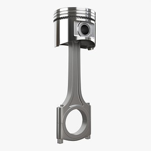Piston with rod