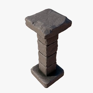 Old pillar 3D model