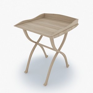 3D Wooden nightstand