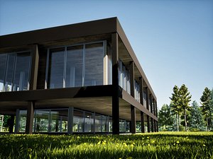 Modern office building