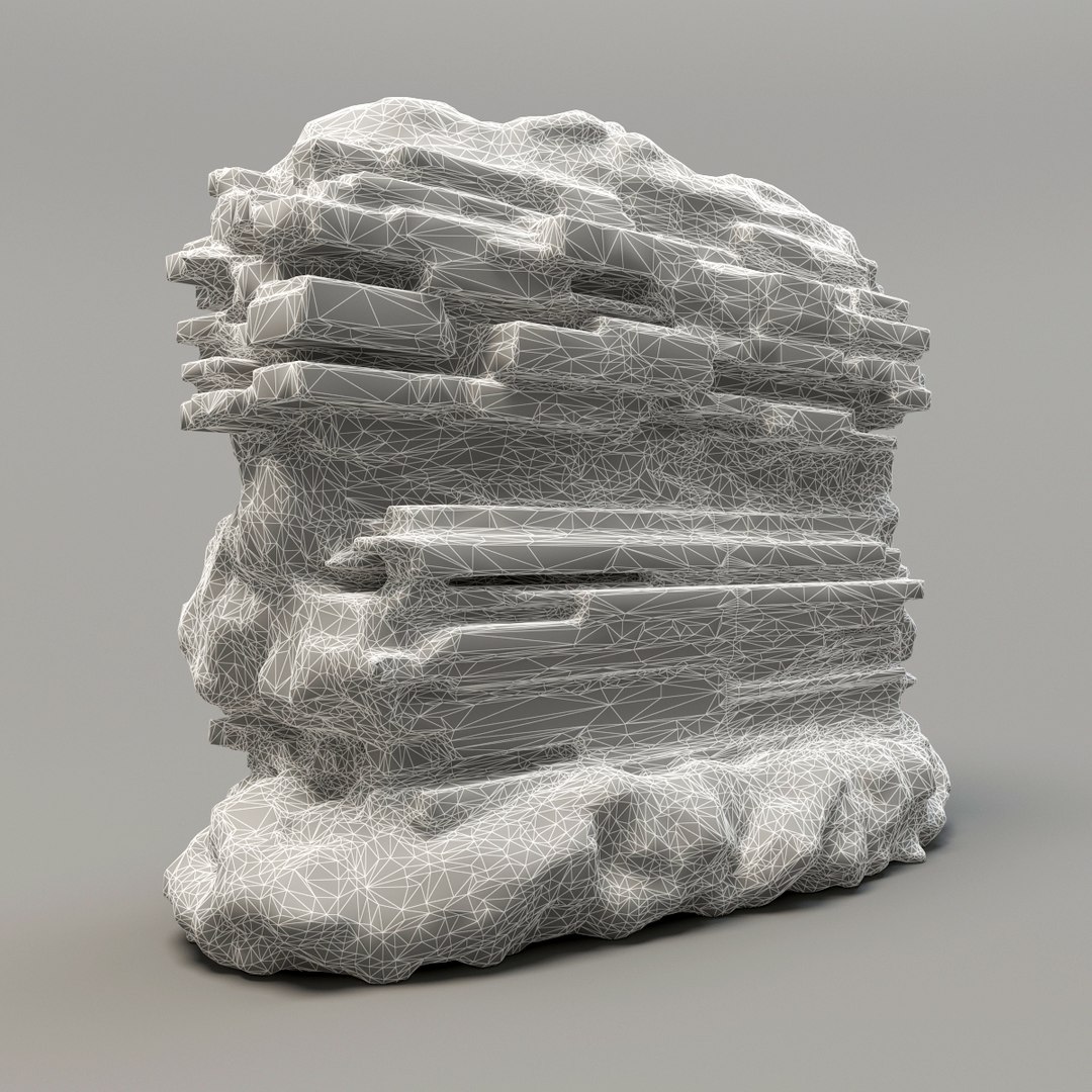 3ds max stone rock