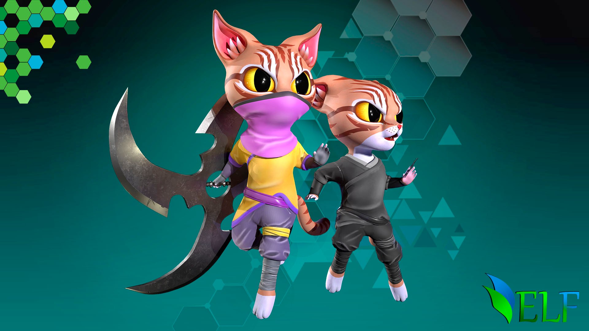 Cat Ninja 004 3D Model - TurboSquid 2379895