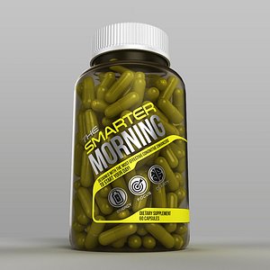 transparent bottle capsules model