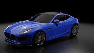 3D Jaguar Ftype model