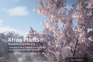 2020 XfrogPlants Blossoming Trees Library