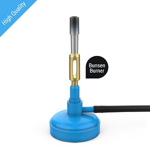 3D bunsen burner model