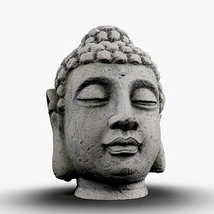 Buddha Photorealistic PBR Low-poly 3D