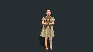 3D Horror Girl