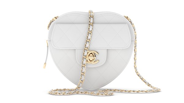 Modello 3D Pochette Chanel Cuore con Catena PBR Realistica TurboSquid 1929208