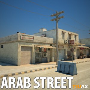 arab city buildings 3ds