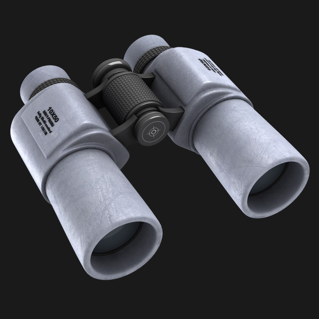 Binoculars Noculars 3d Obj