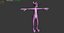 Pink Panther (geriffelte T-Pose)