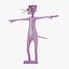 Pink Panther (geriffelte T-Pose)