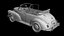 3D Morris Minor MM mk2 Cabrio model