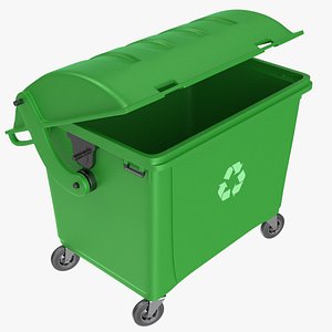 trash dumpster 3D