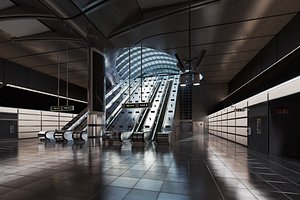 Jubilee Station Canary Wharf London