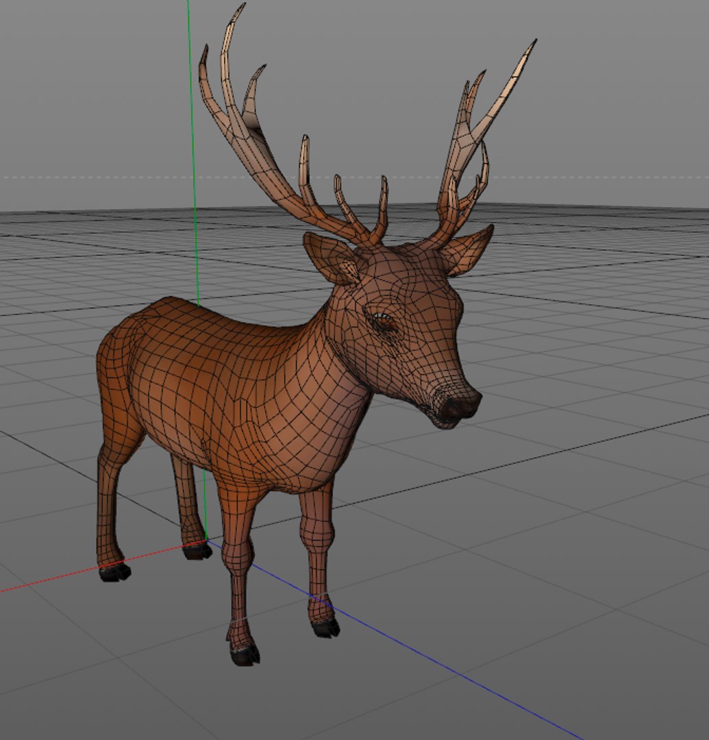 3D Deer Doe - TurboSquid 1213732