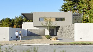 VrayforC4D scene files - House Banton - Modern Minimalist Home 3D model