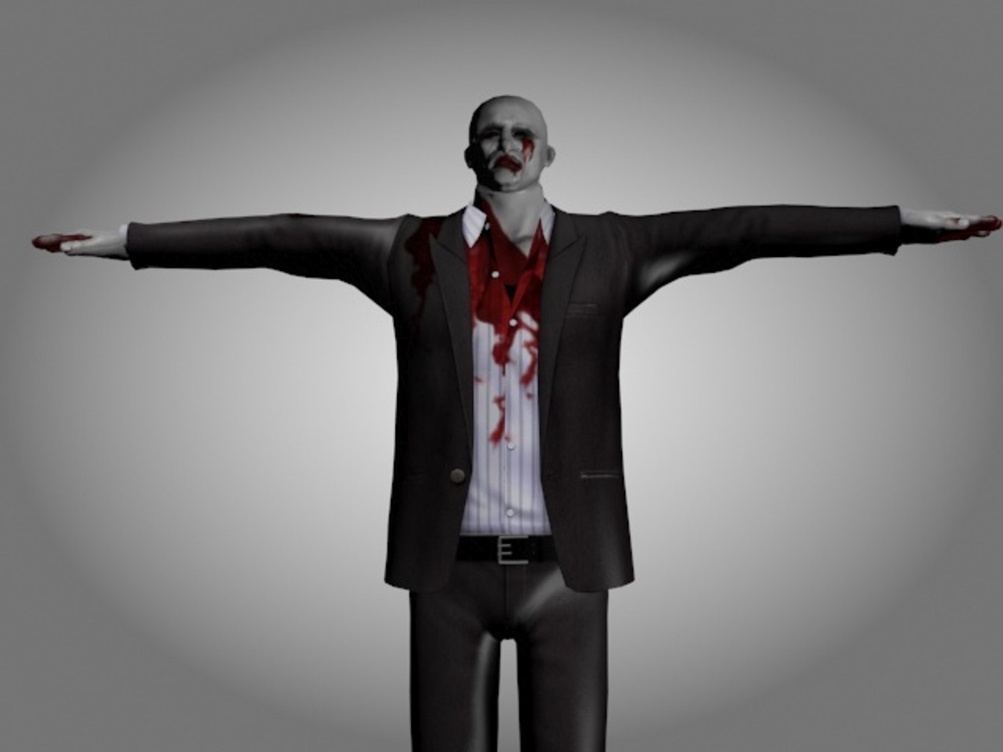 Free Zombie 3d Model