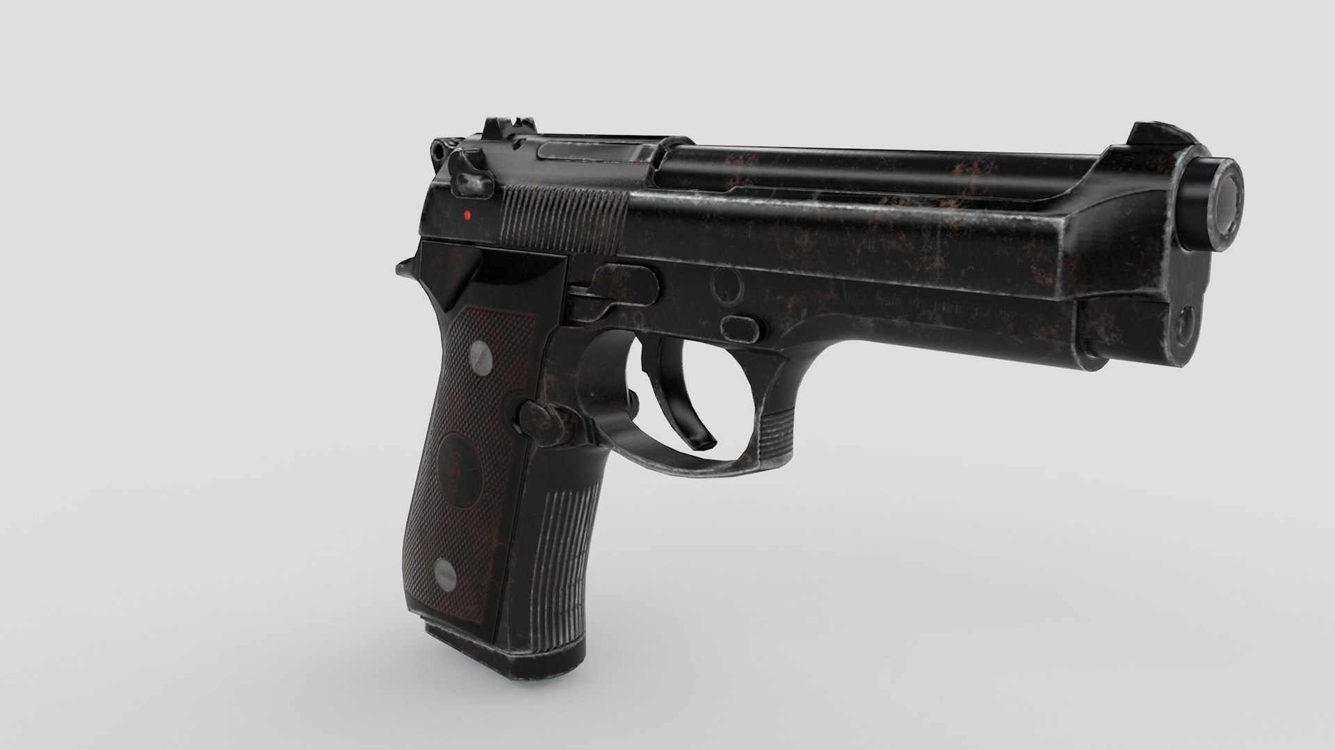 Beretta M9 3D Model - TurboSquid 1811287