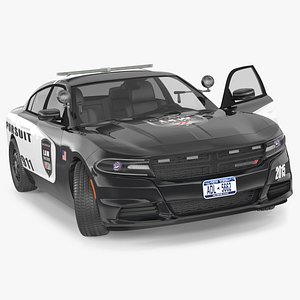 Dodge Charger Pursuit 2015 Rigged 3D