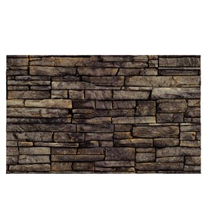 3d model wall brick dirt